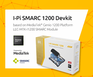 I-Pi SMART 1200 Devkit with MediaTek Genio 1200 Arm SoC