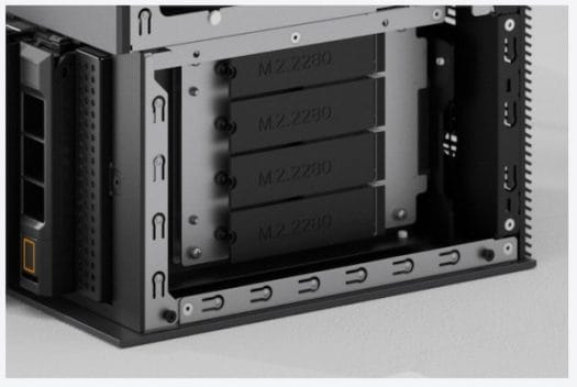 NAS M2 SSD bays