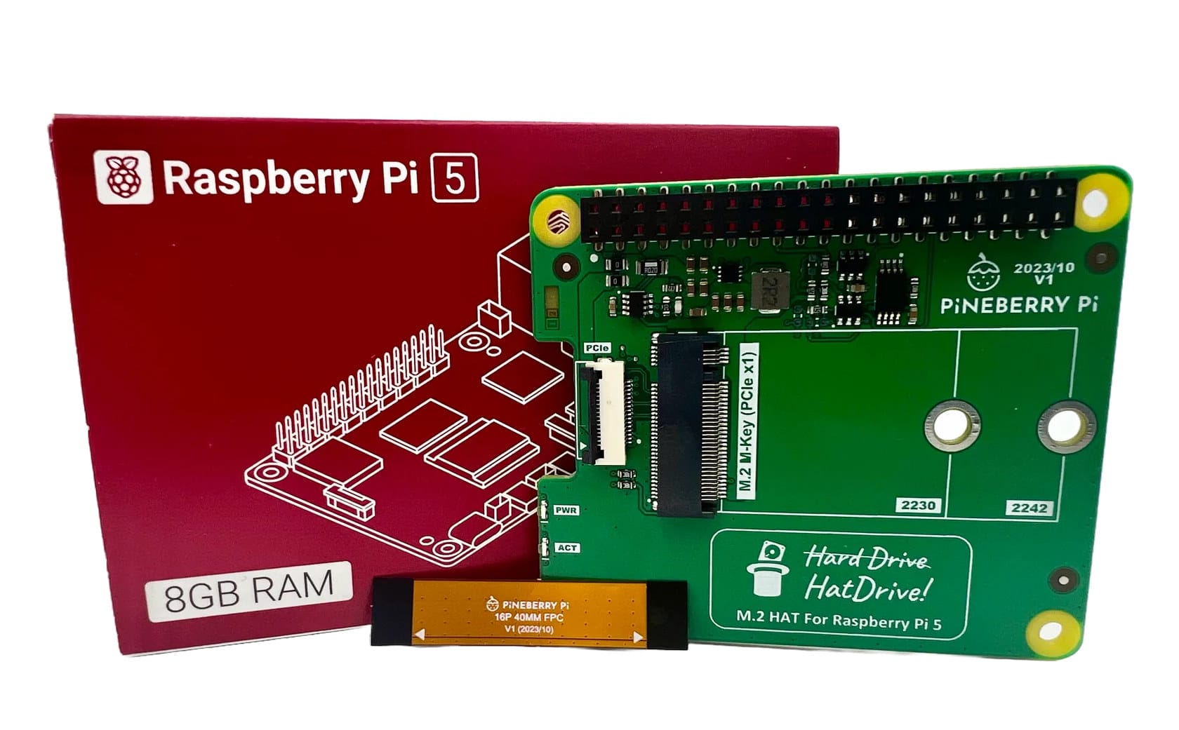 Raspberry Pi 5 Gets An M.2 PCIe HAT - Meet PineBerry Pi HatDrive - CNX ...