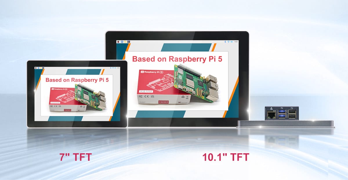 Raspberry Pi 5 industrial Panel PCs