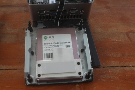 SATA SSD installation GEEKOM A5 mini PC