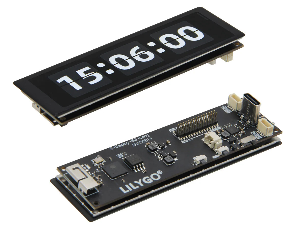 T-Display-S3-Long board features ESP32-S3 WiSoC, a wide touchscreen display  - CNX Software