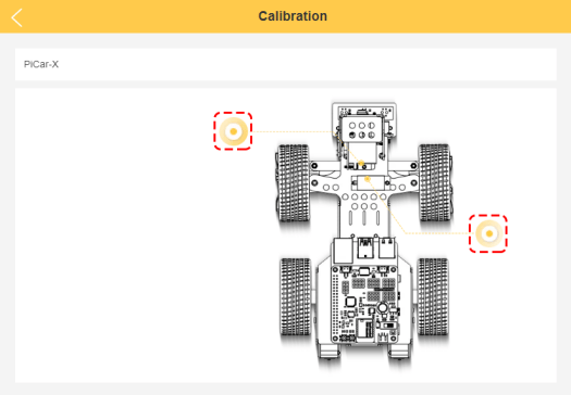 EzBlock Studio Calibrate