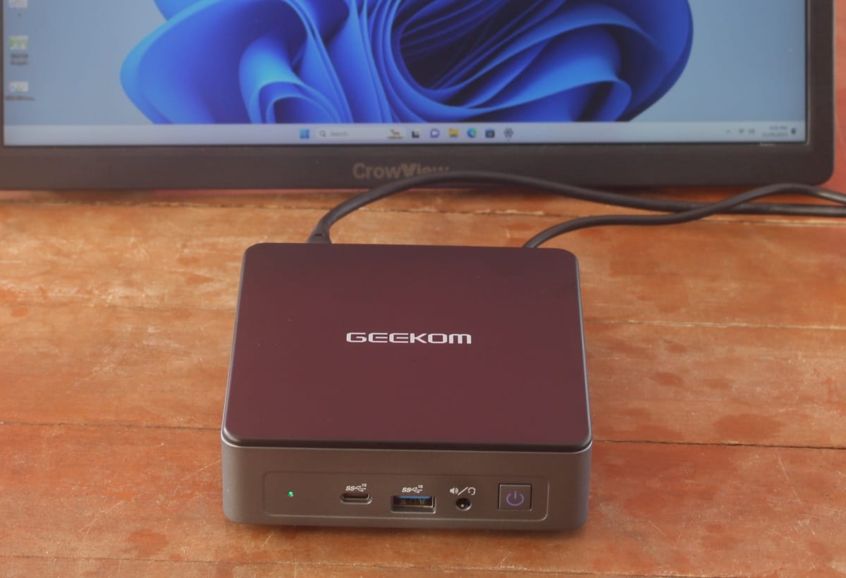 GEEKOM Mini Air 12 Mini-PC avec Intel Alder Lake N100 de 12 ème Génération  - GEEKOM