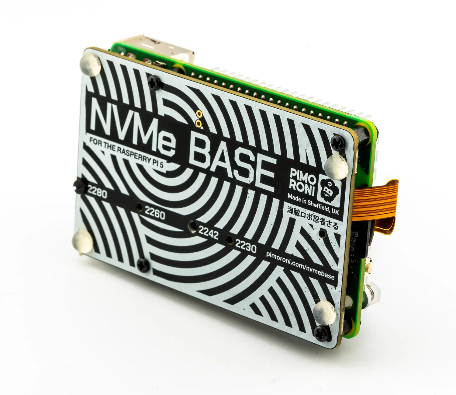$14 Pimoroni NVMe Base adds an M.2 PCIe socket underneath the