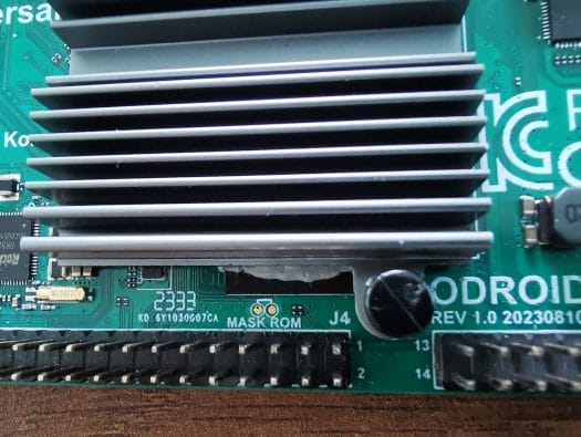 ODROID-M1S 40-pin GPIO header