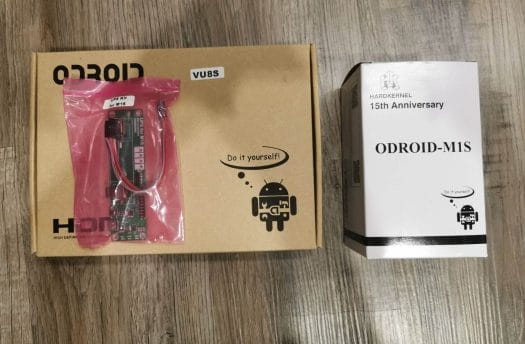 ODROID-M1S VU8S display unboxing