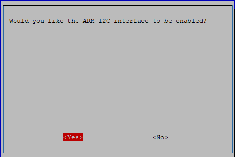 SunFounder PICAR-X Confirm I2C Enable