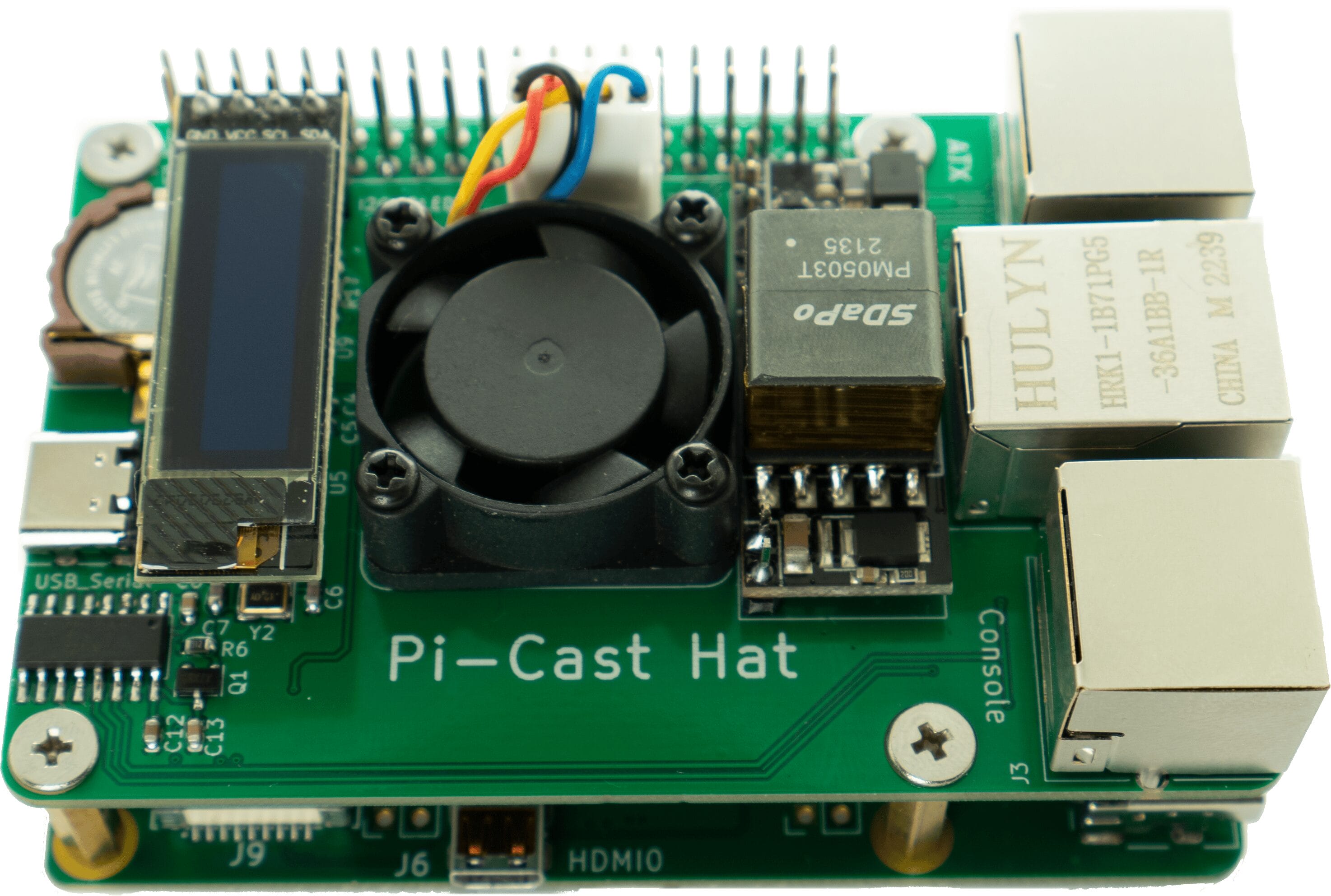 Pi-Cast with HAT