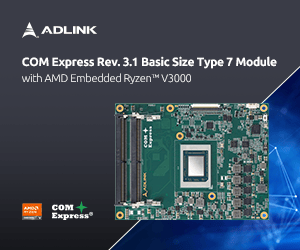 Express V7 COM Express module with AMD Ryzen Embedded