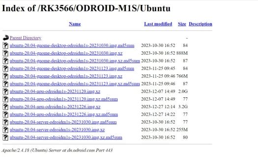 ODROID-M1S Ubuntu 20.04 official release
