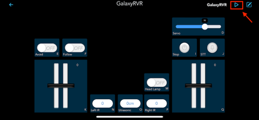 SunFounder GalaxyRVR App Controller