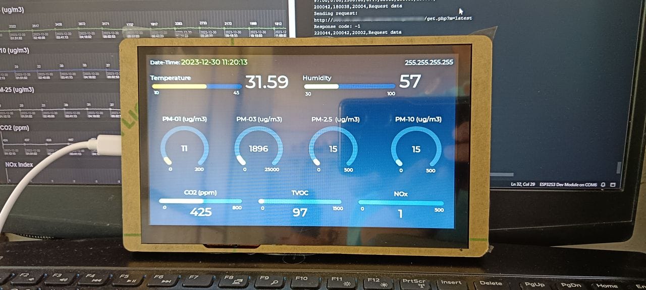 Using the ESP32 7.0-inch display as a dashboard