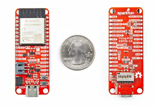 ESP32-C6 board wih 16MB flash, LiPo battery support