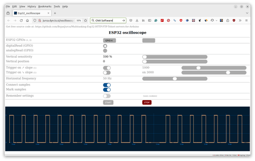 ESP32 Oscilloscope