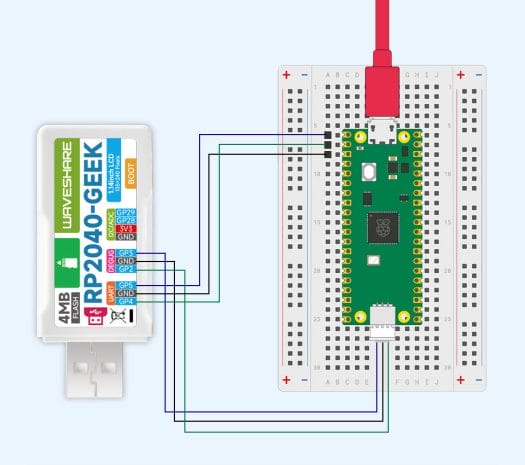 Waveshare Raspberry Pi Pico Debugger