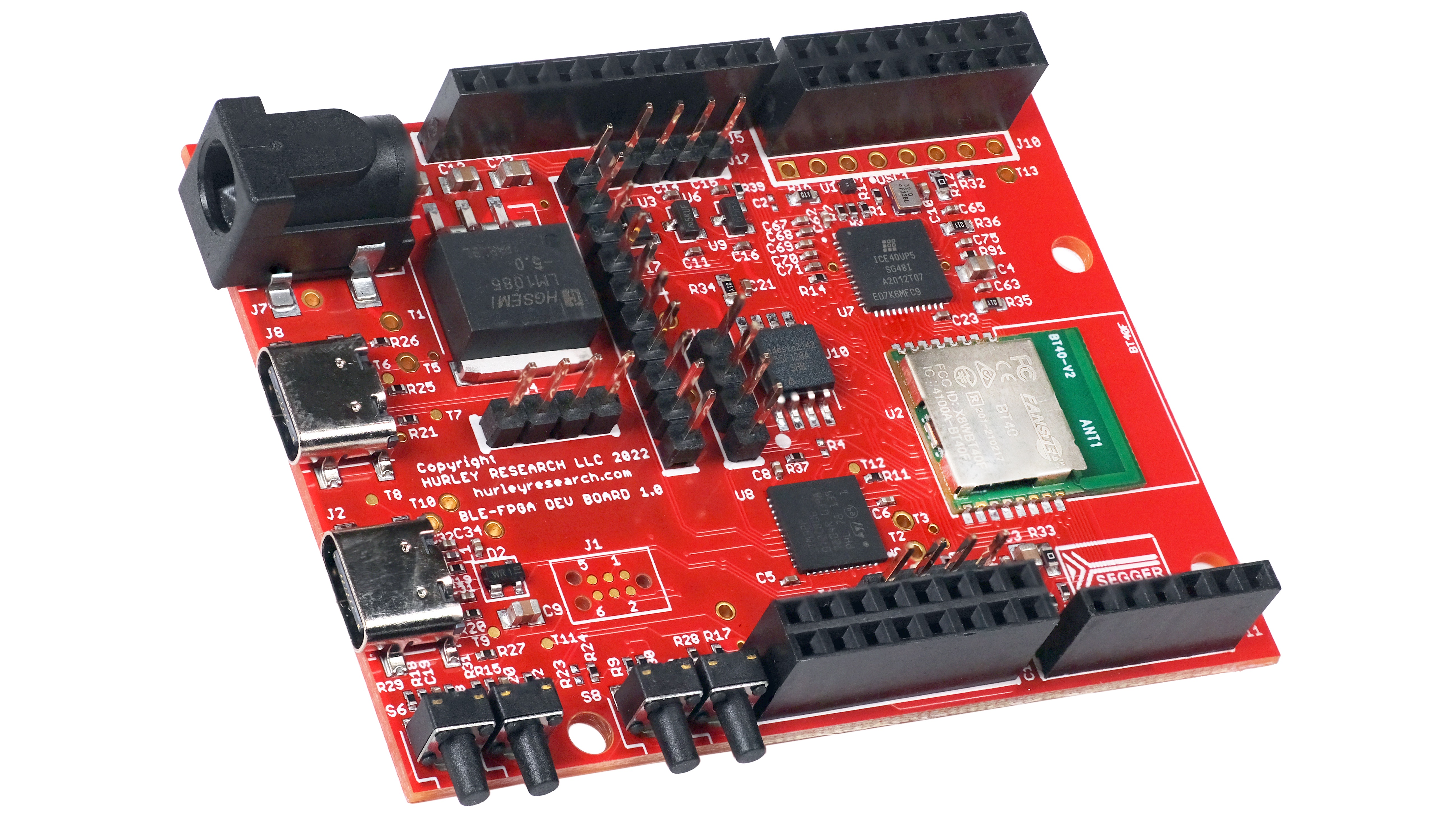 NRFICE is a Bluetooth FPGA board in the Arduino UNO form factor  (Crowdfunding) - CNX Software